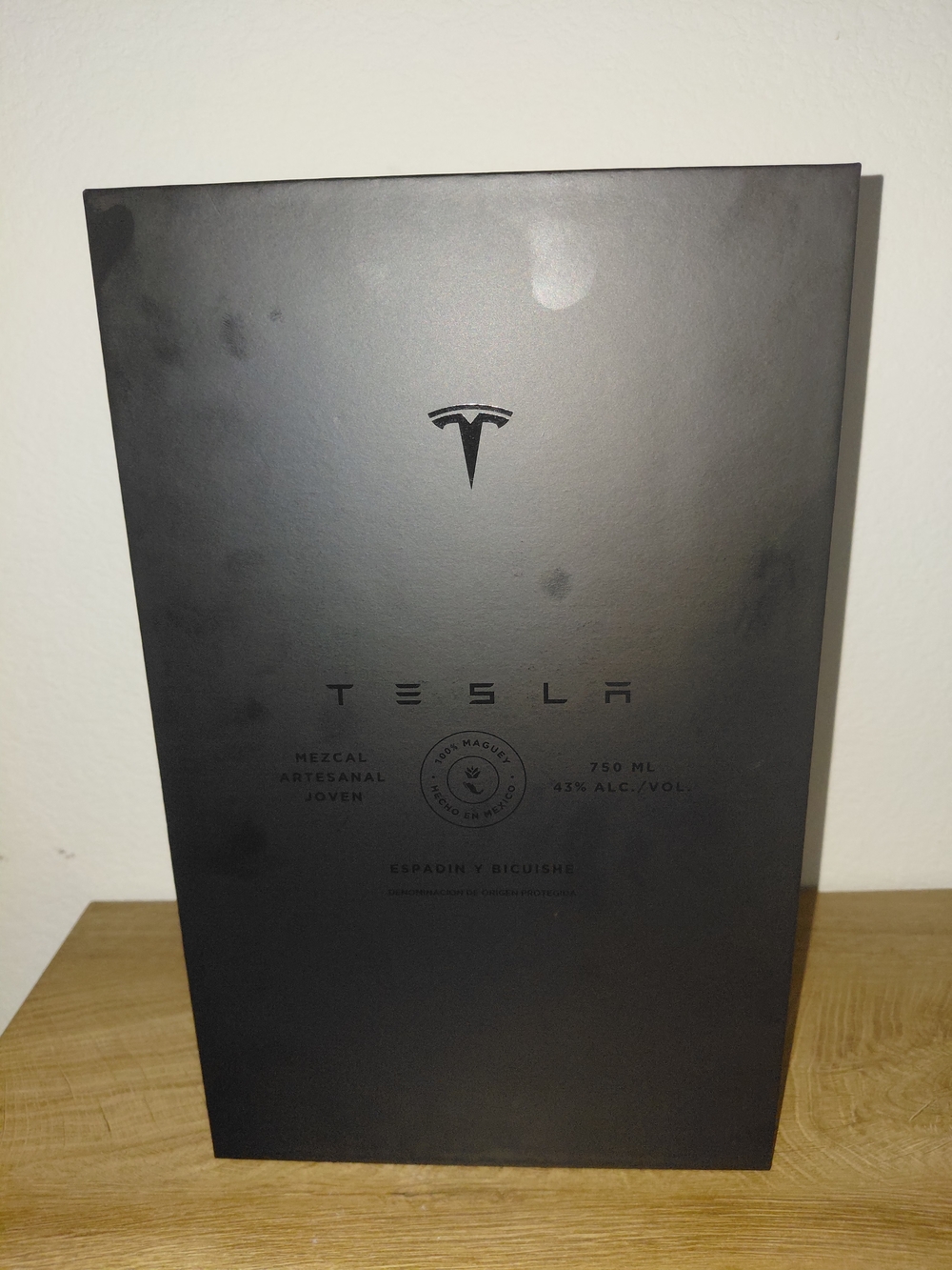 Tesla Black Matte Glass Art Display Panel